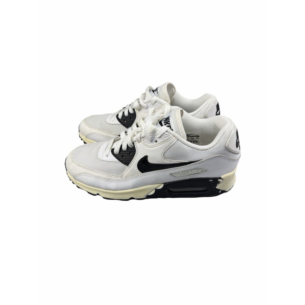 Nike Air Max 90 Essential White Black 616730-110 Women's Size 9 Sneakers Shoes - Picture 3 of 9